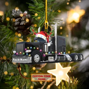Trucker - Merry Chrismast - Ornament