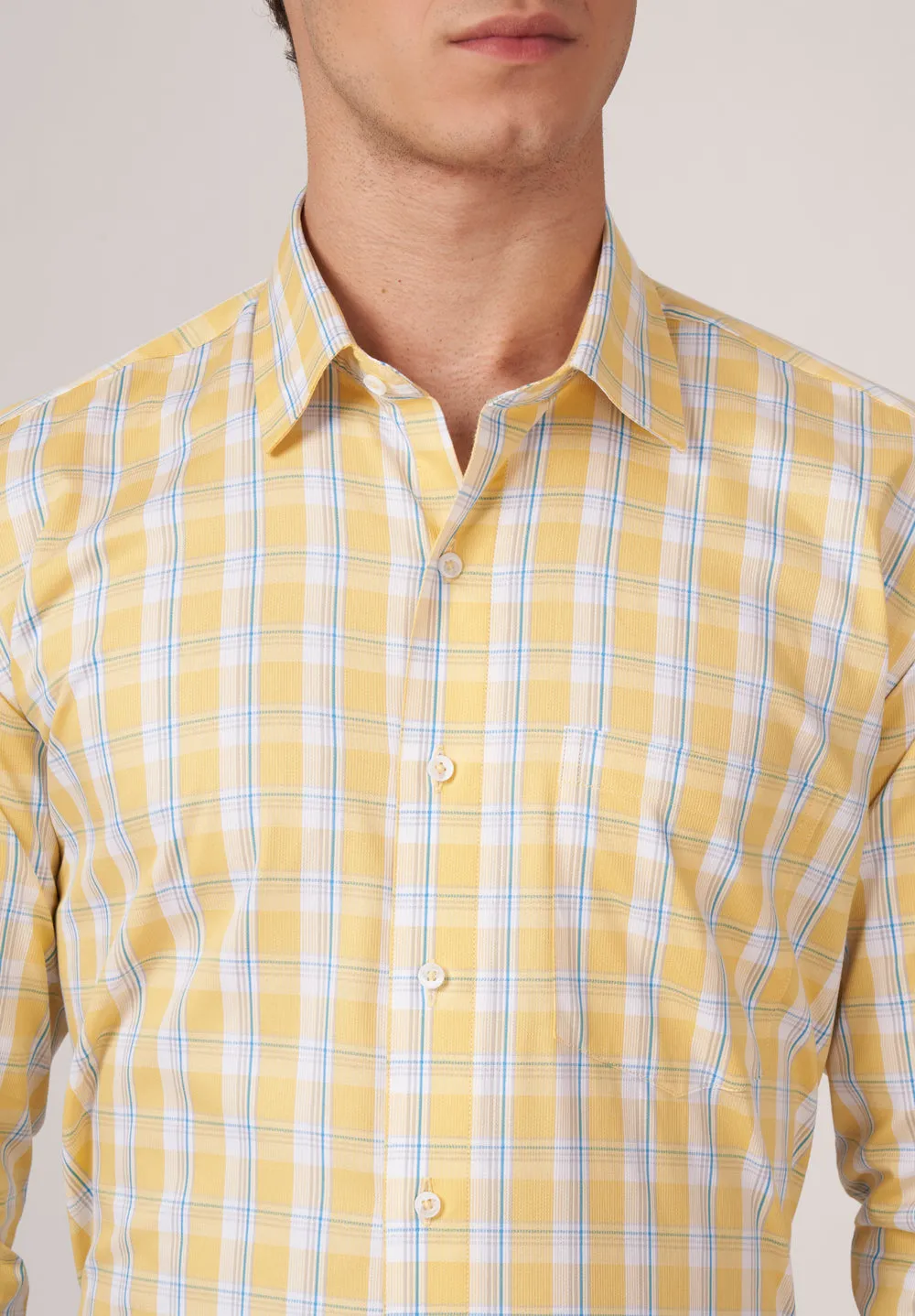 Urban Twist Pure Cotton Formal- Regular Fit  Shirt - 49120