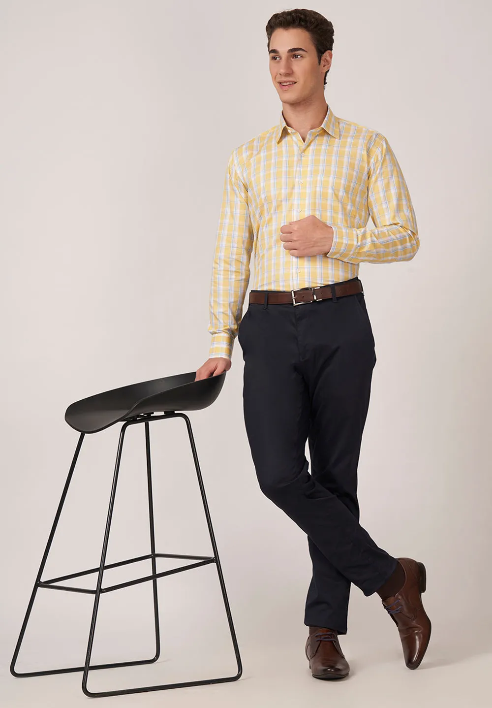 Urban Twist Pure Cotton Formal- Regular Fit  Shirt - 49120