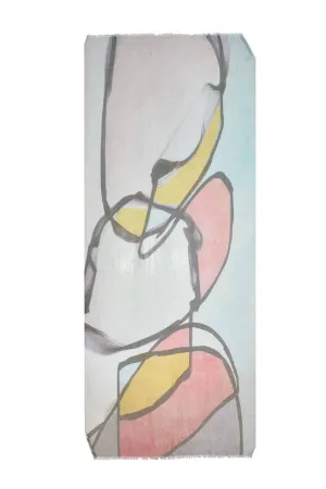 Vali Modern Abstract Summer Scarf