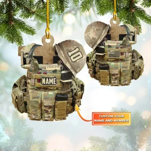 Veteran - Custom Shaped Ornament 211