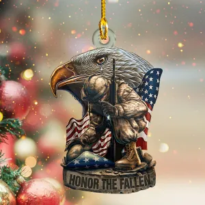Veterans - Honor The Fallen - Shaped Ornament 07