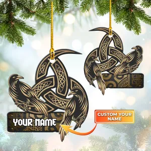 Viking - 304 - Custom Personalized - Shaped Ornament