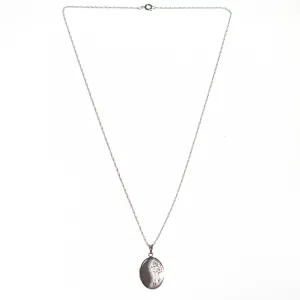 Vintage Art Nouveau Sterling Silver Embossed Locket