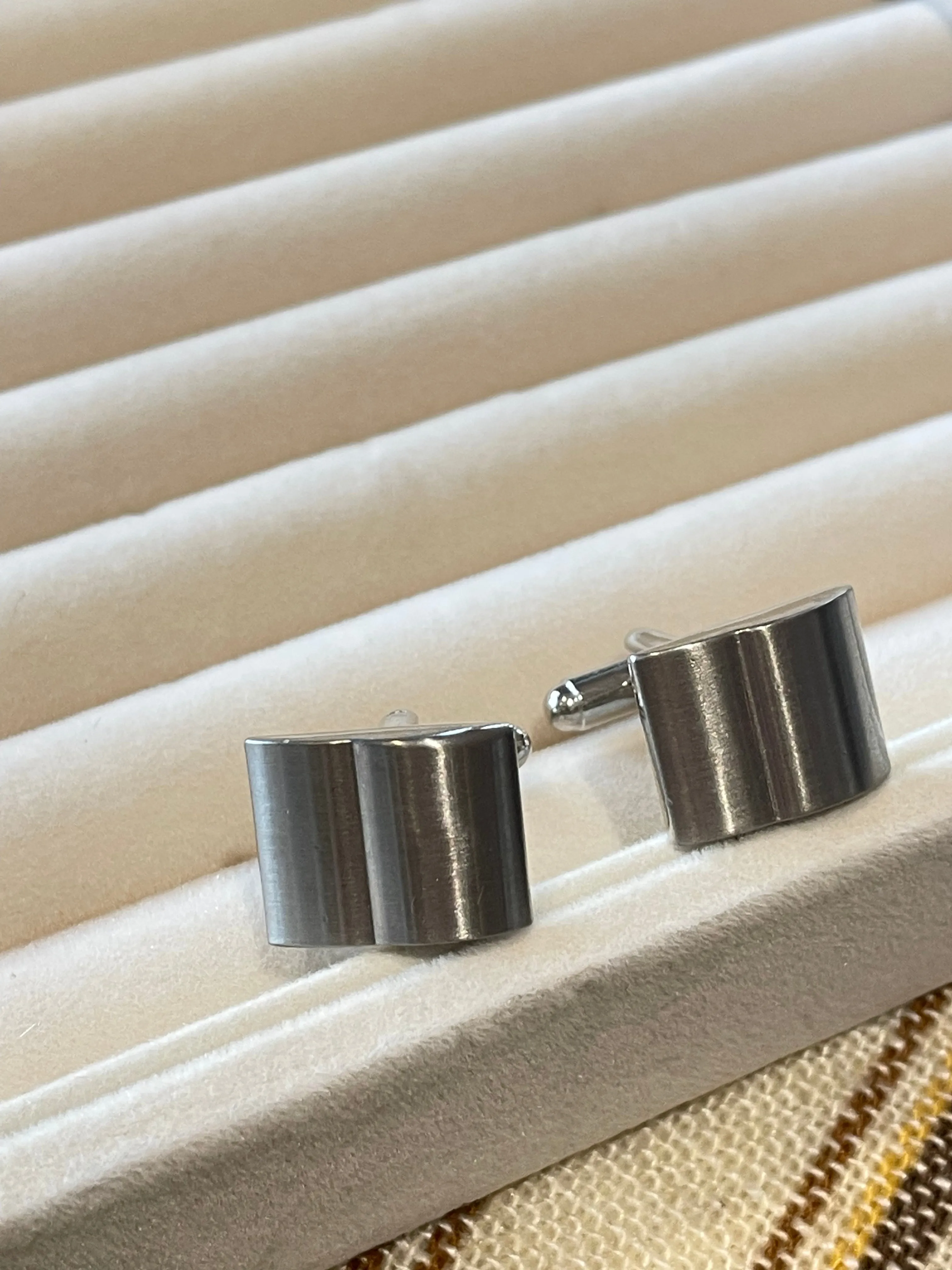 Vintage Brushed Cufflinks
