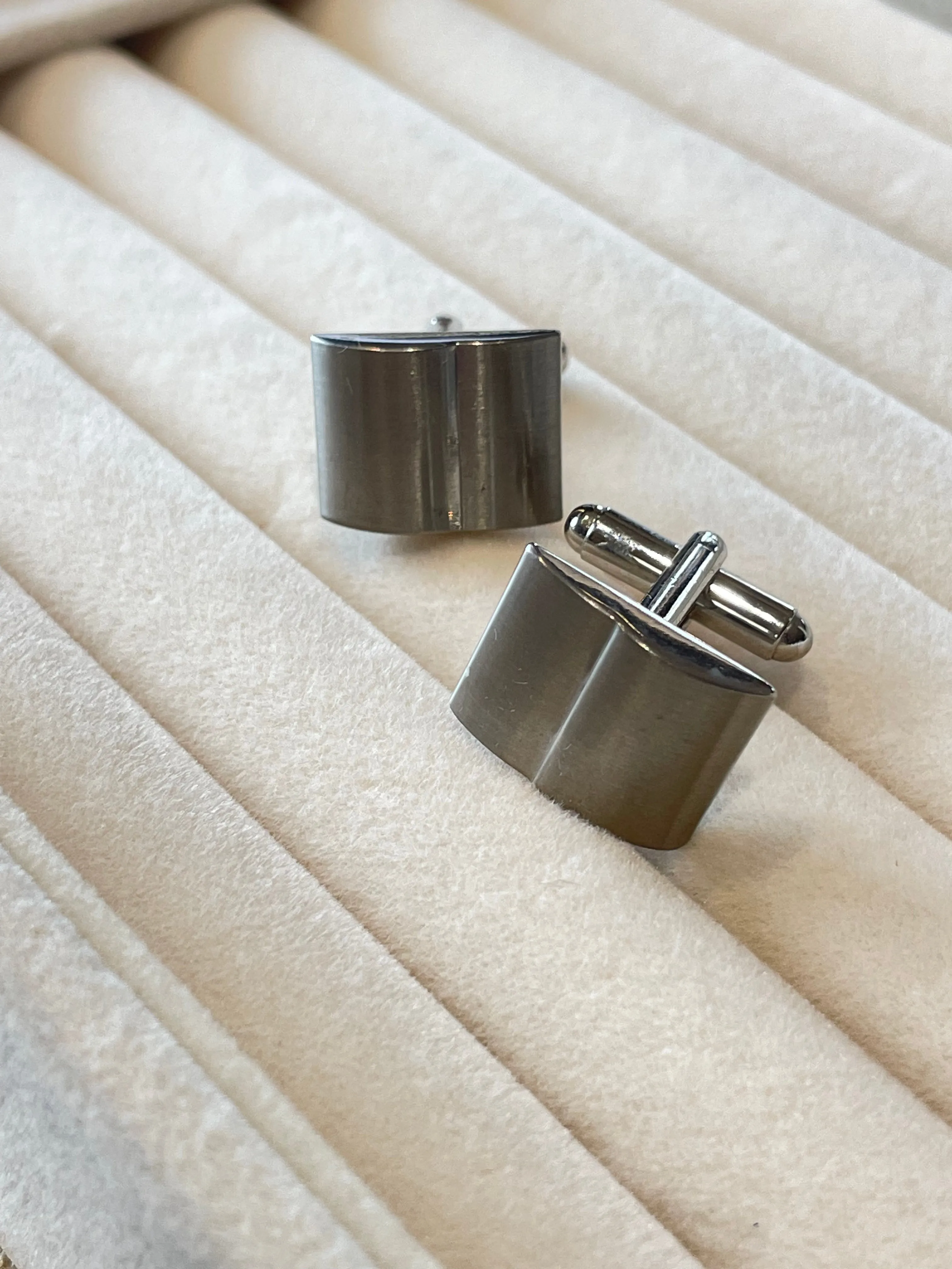 Vintage Brushed Cufflinks