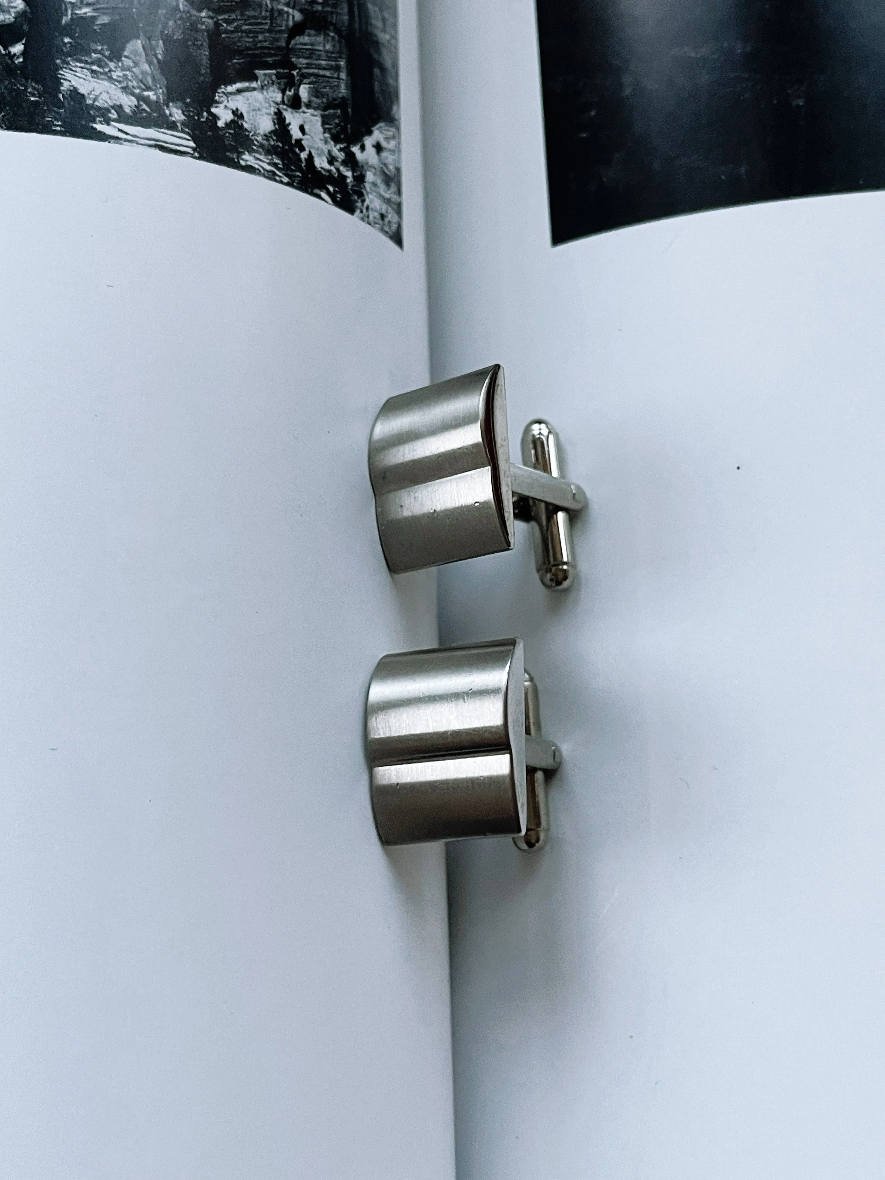 Vintage Brushed Cufflinks
