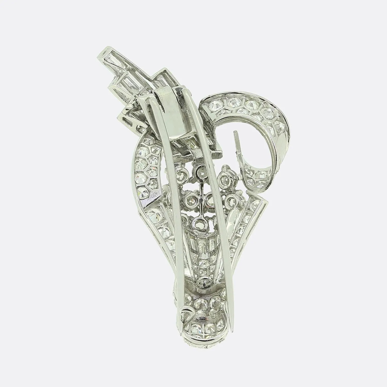 Vintage Diamond Spray Brooch