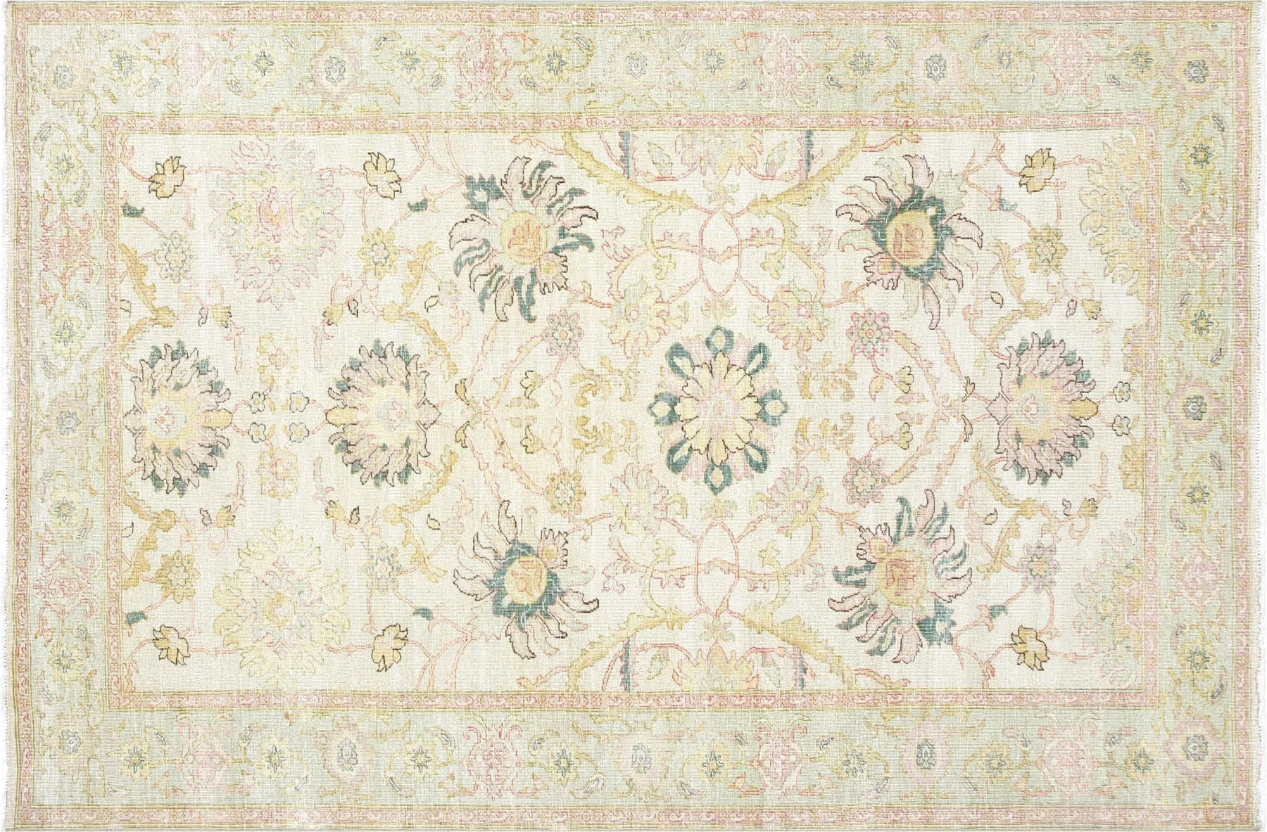 Vintage Egyptian Tabriz Rug - 5'9" x 8'9"