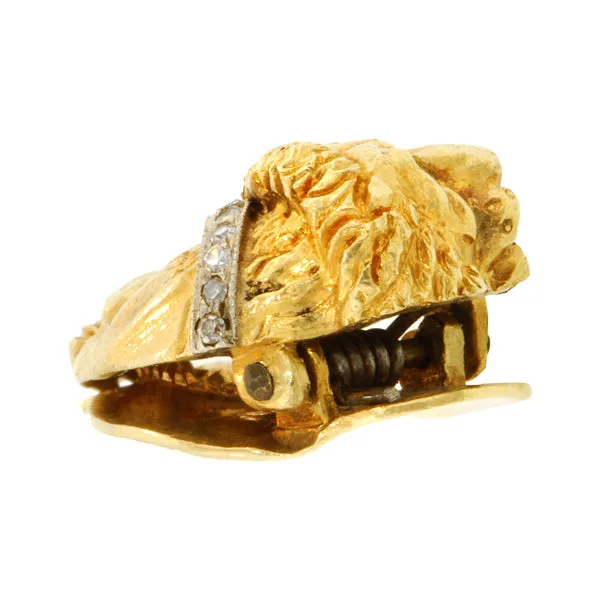 Vintage Lion Tie Bar/Clip