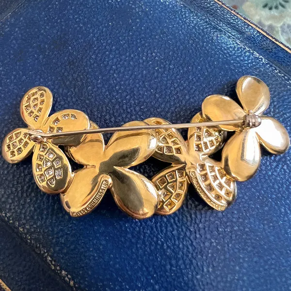 Vintage Tiffany & Co. Flower Pin