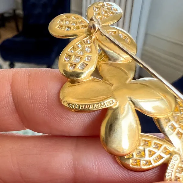 Vintage Tiffany & Co. Flower Pin