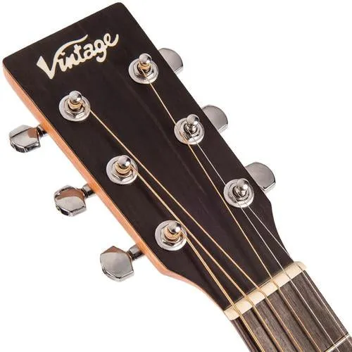 Vintage V300MH Mahogany akustinen folk-kitara