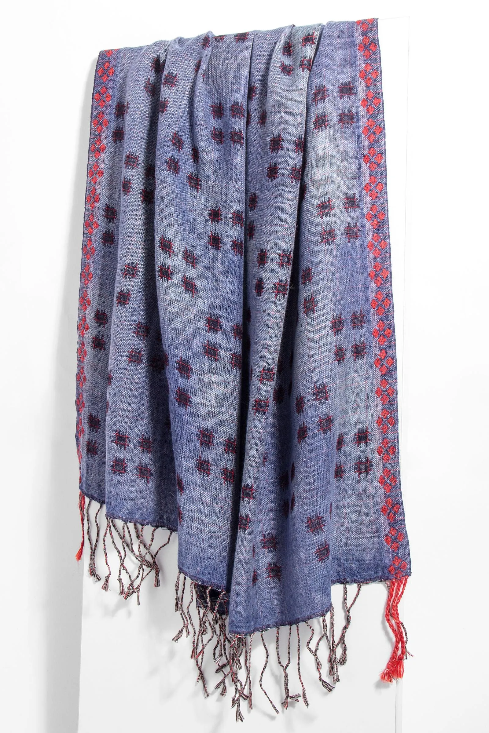 Wild Berry Checkered Scarf