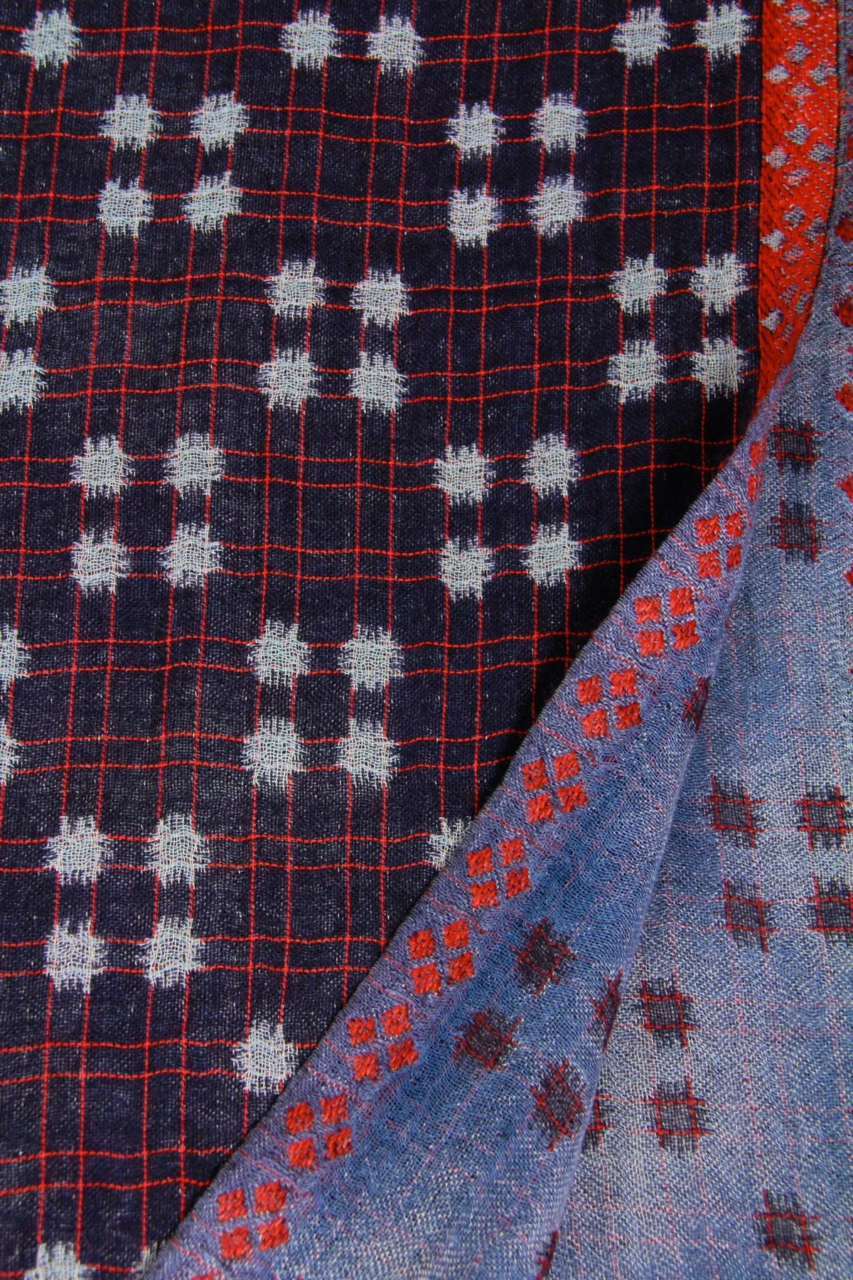 Wild Berry Checkered Scarf