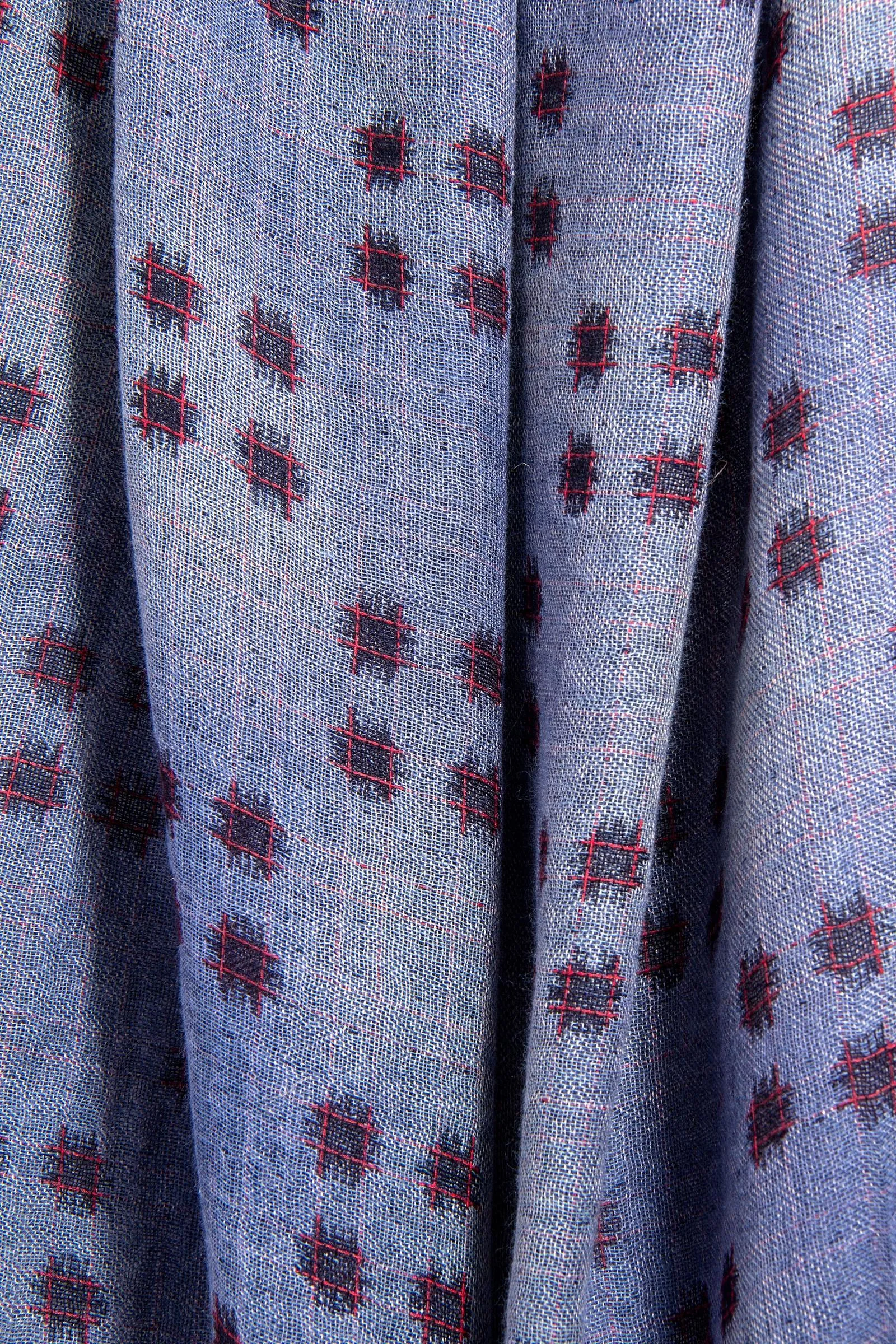 Wild Berry Checkered Scarf