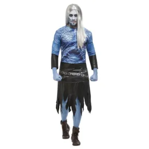 Winter Warrior Zombie Costume, Blue