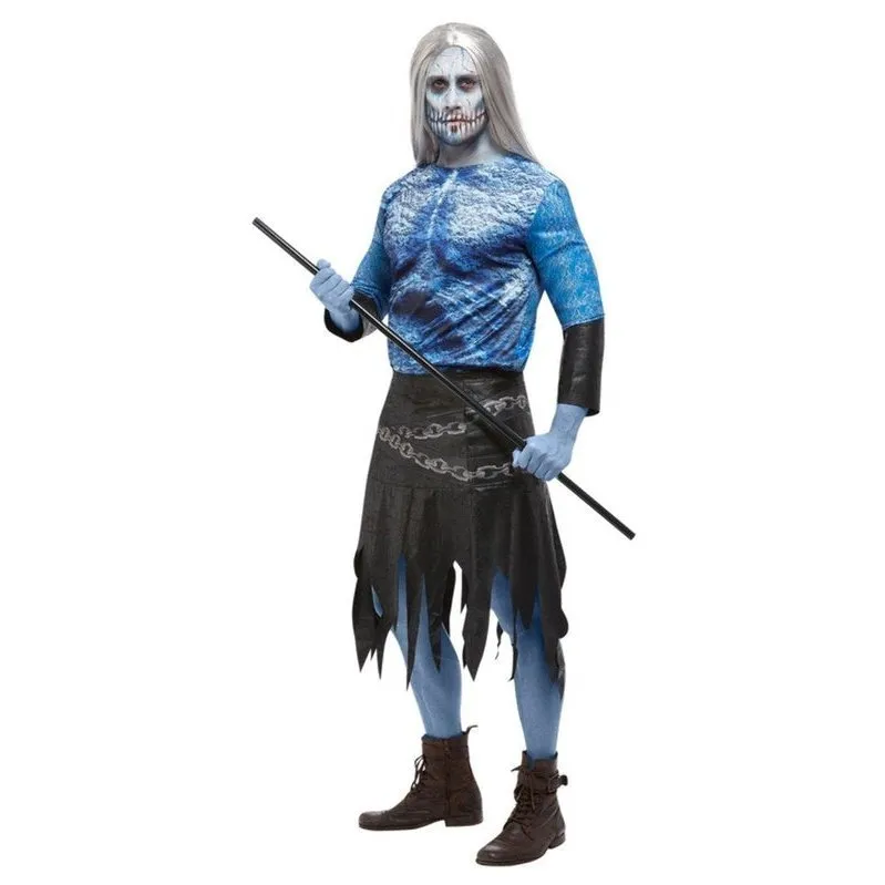 Winter Warrior Zombie Costume, Blue