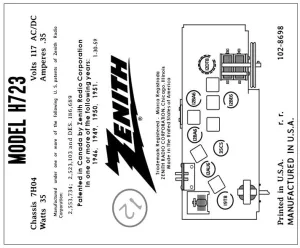 ZENITH-H723